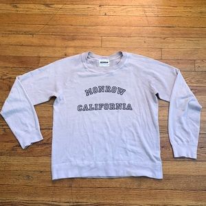 Monrow California sweatshirt
